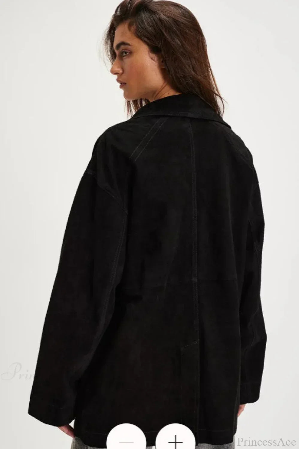 WW | Schlichte Wildleder Einreiher-Jacke