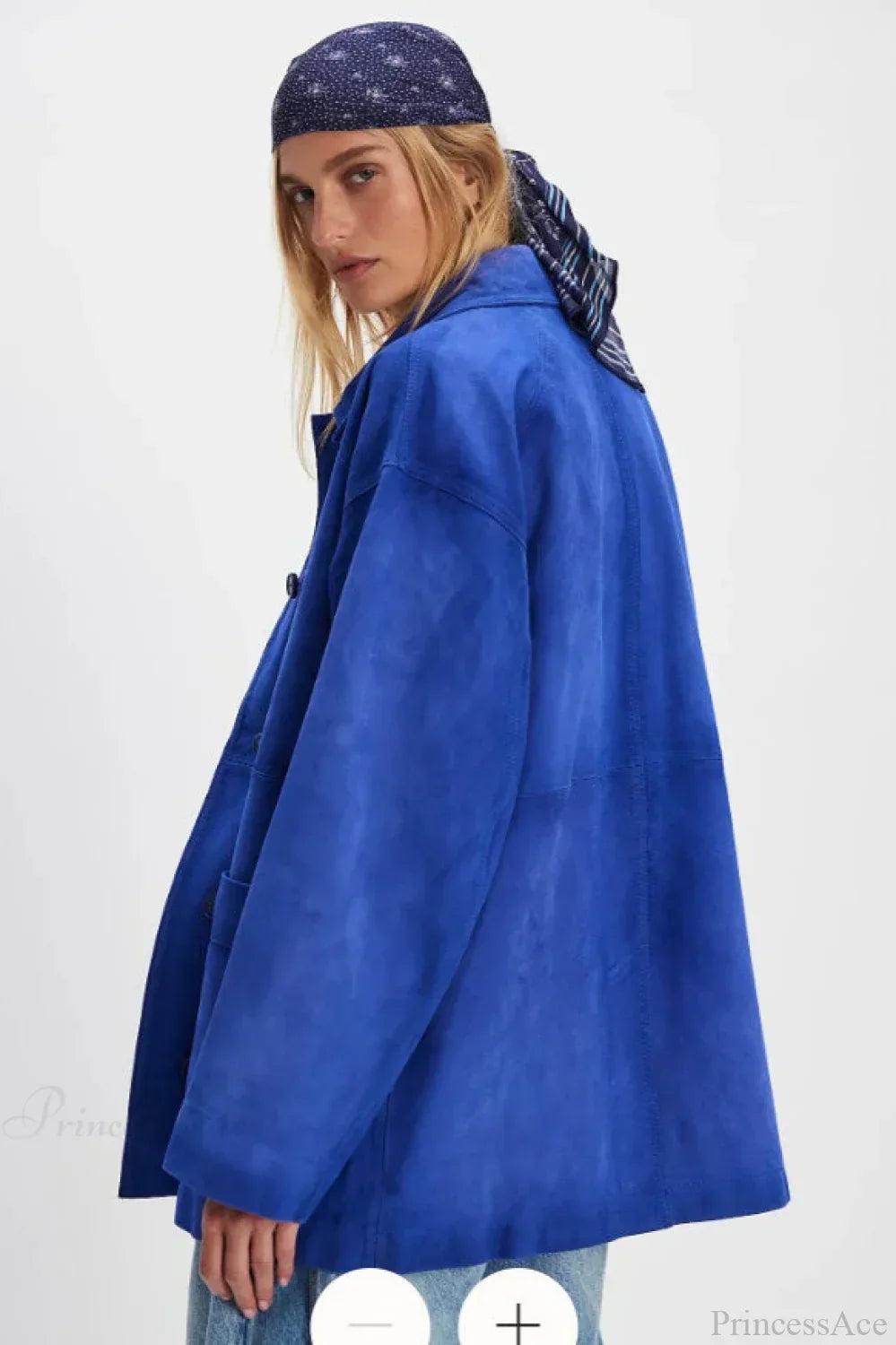 WW | Schlichte Wildleder Einreiher-Jacke