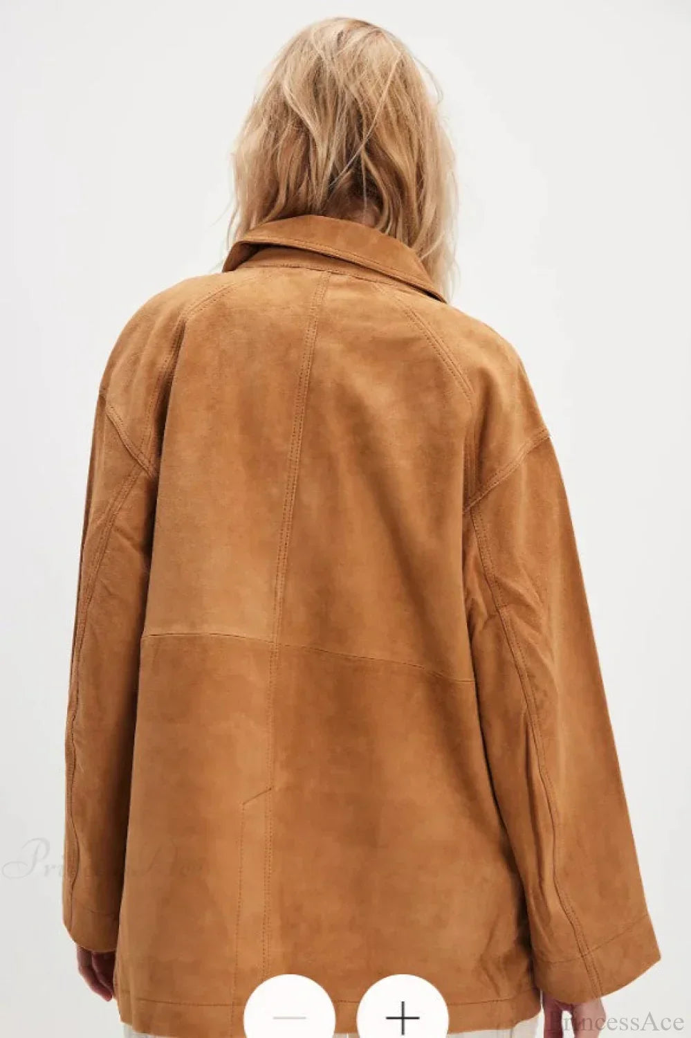 WW | Schlichte Wildleder Einreiher-Jacke