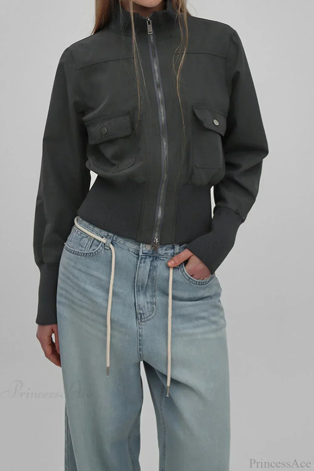 WW | Utility Gerippte Taschenjacke