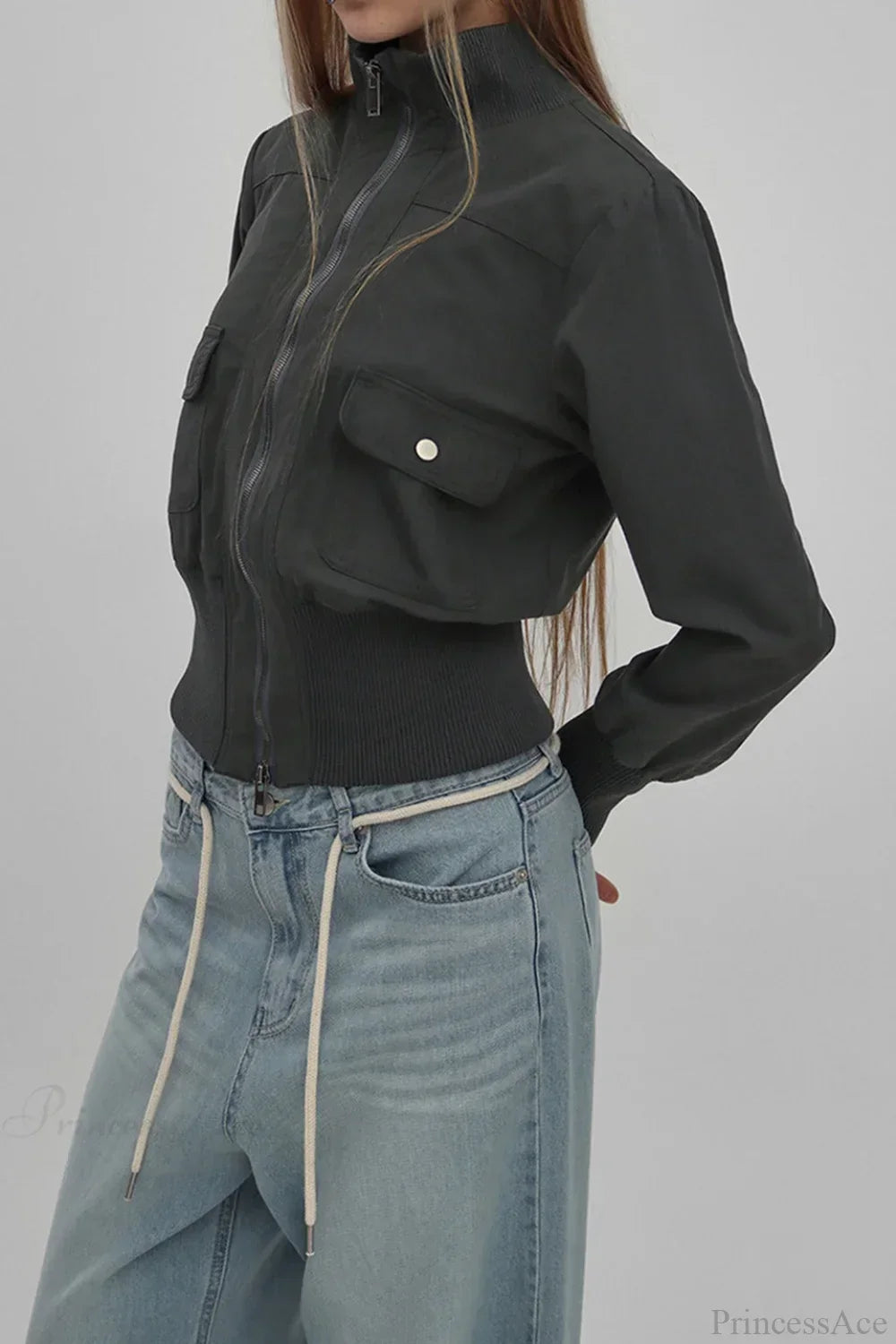 WW | Utility Gerippte Taschenjacke
