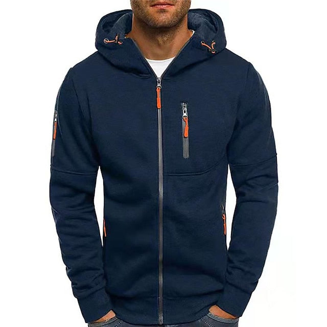 WW | Lässiger Zip-Up Hoodie Sweatshirt