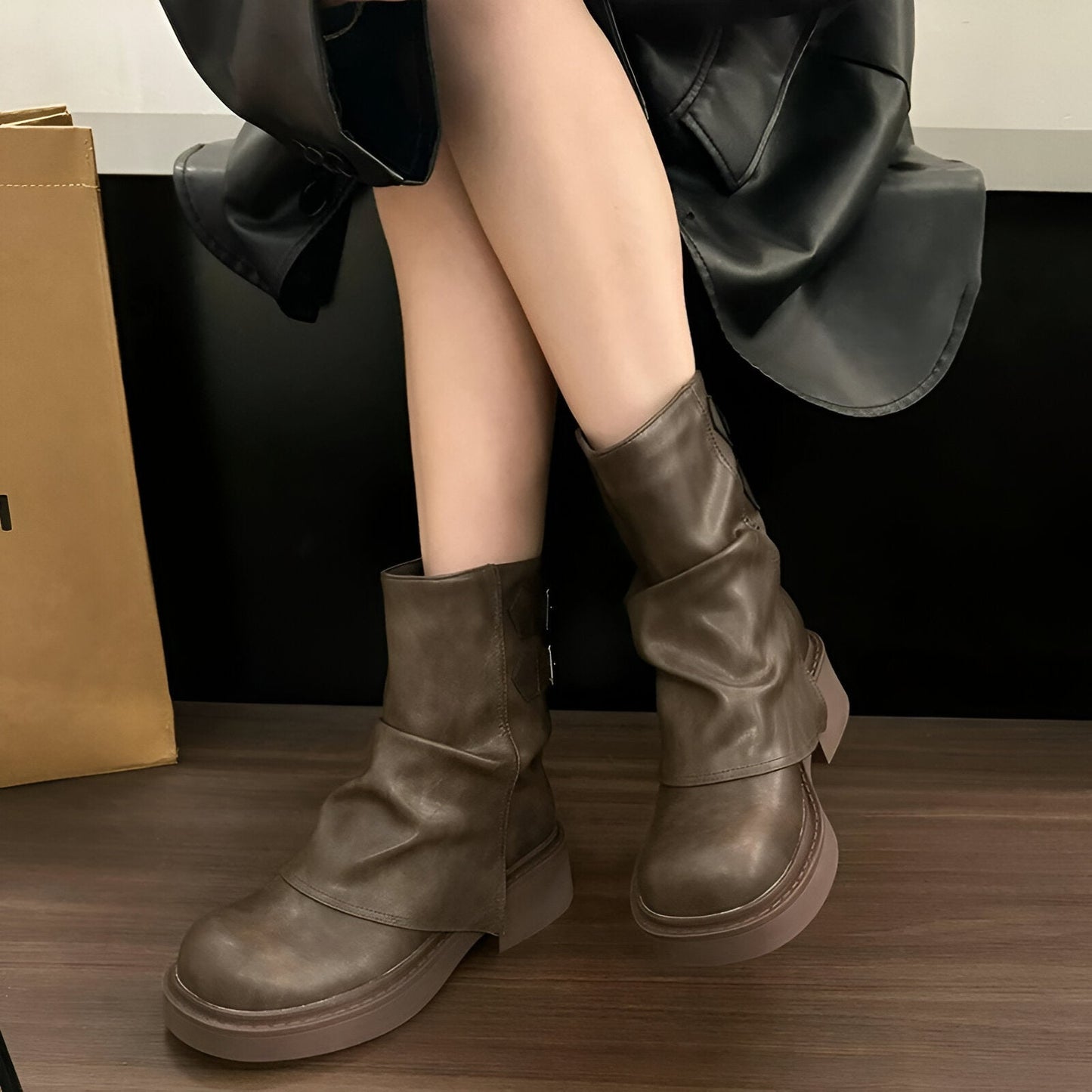WW | Stylische Western Cowgirl Boots mit Chunky Absatz