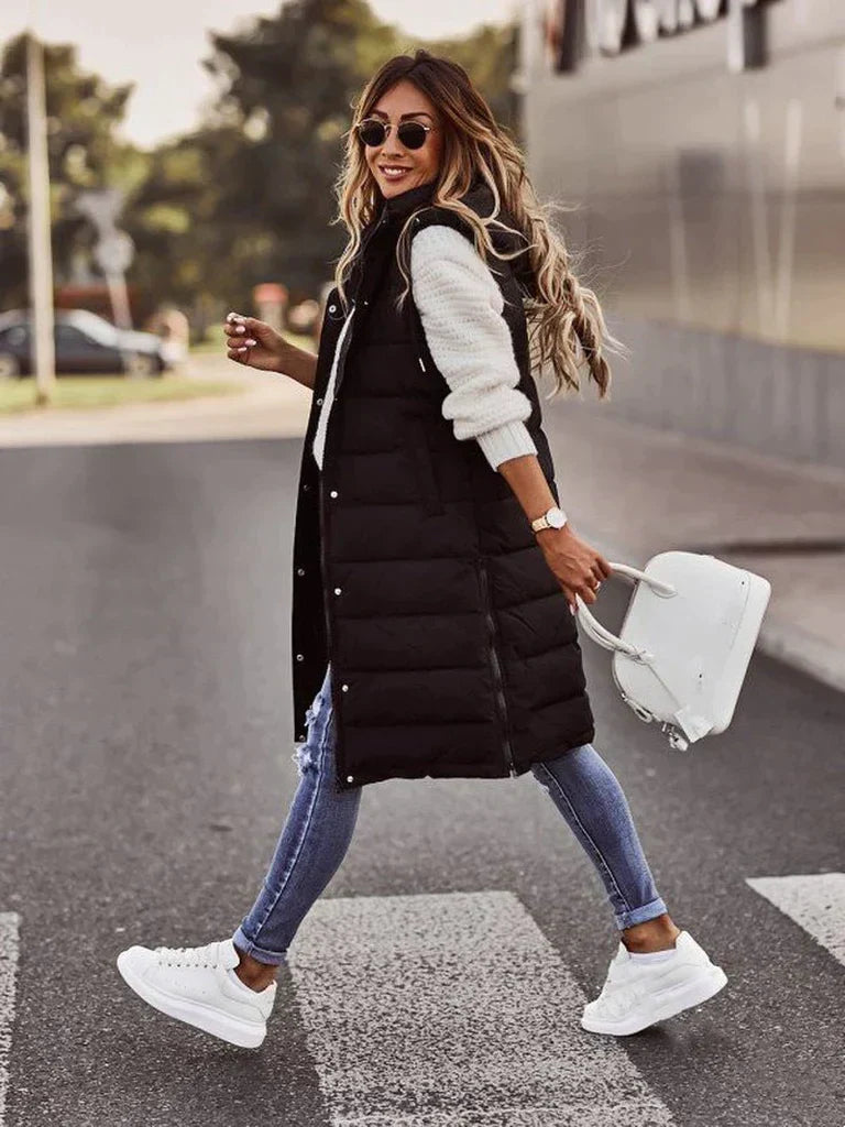 WW | Women's Hooded Puffer Vest with Lining