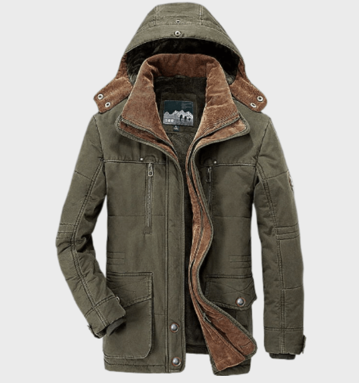 WW | Warm Men's Winter Jacket with Hood