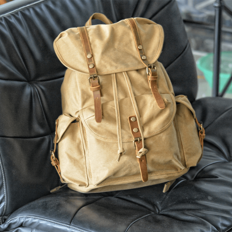 WW | Military Canvas Rucksack Robust and Reliable Backpack