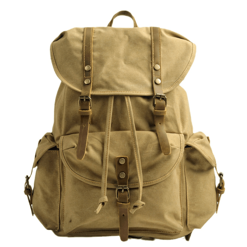 WW | Military Canvas Rucksack Robust and Reliable Backpack