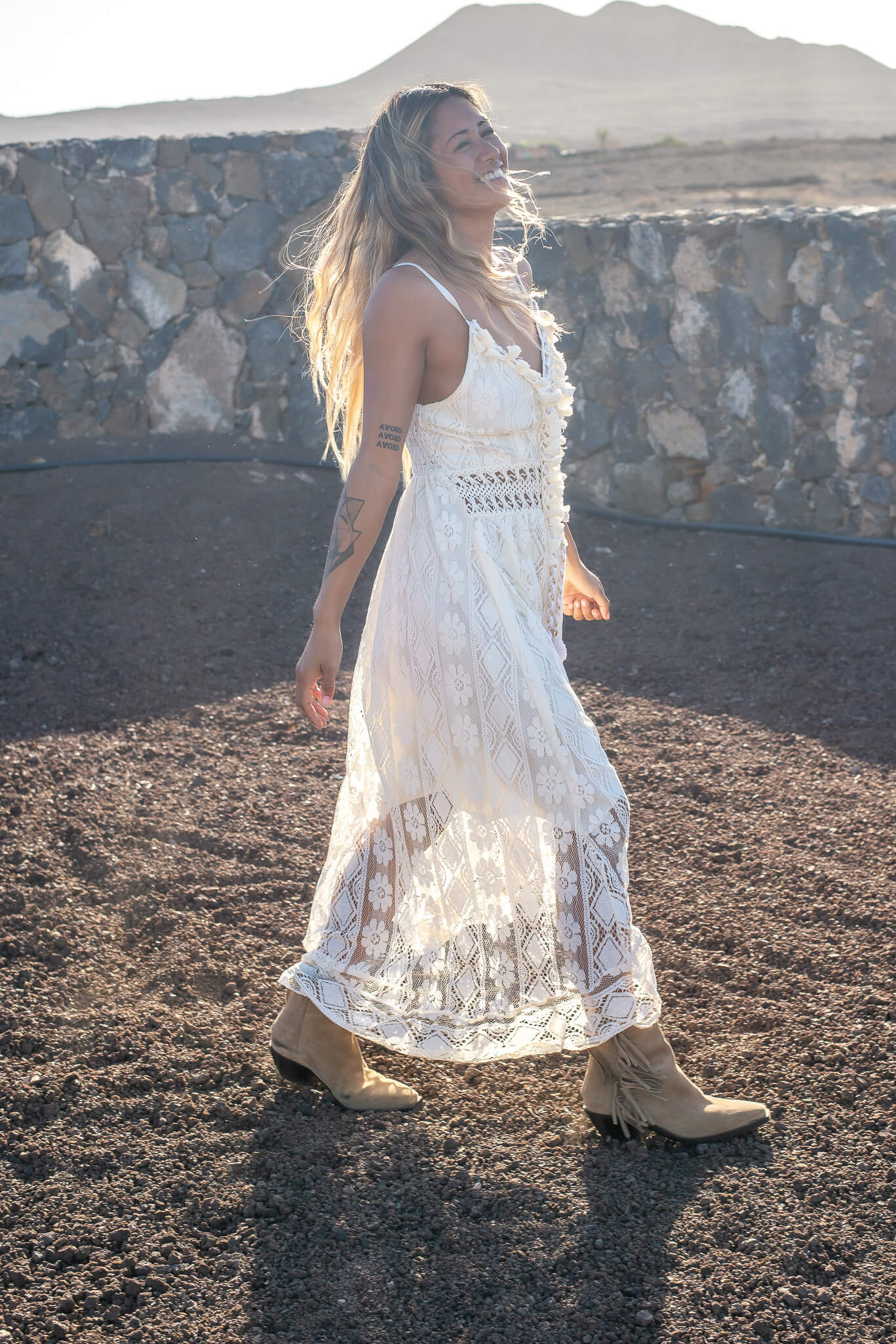 WW | Elegantes Kleid Im Boho-Stil