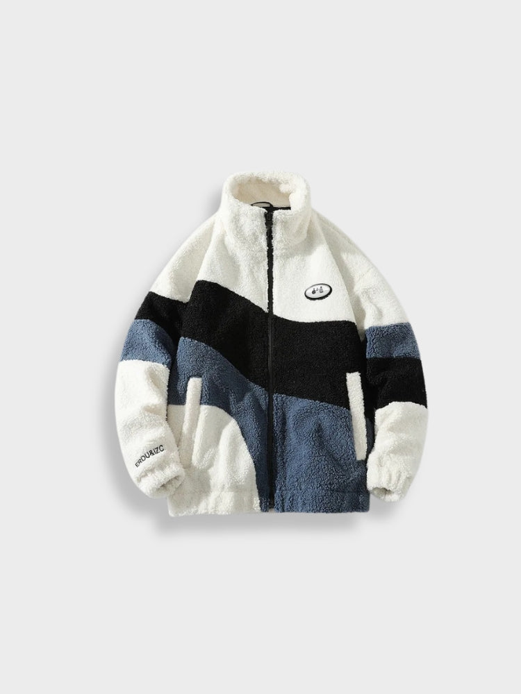 WW | Stylish warm fleece jacket for men