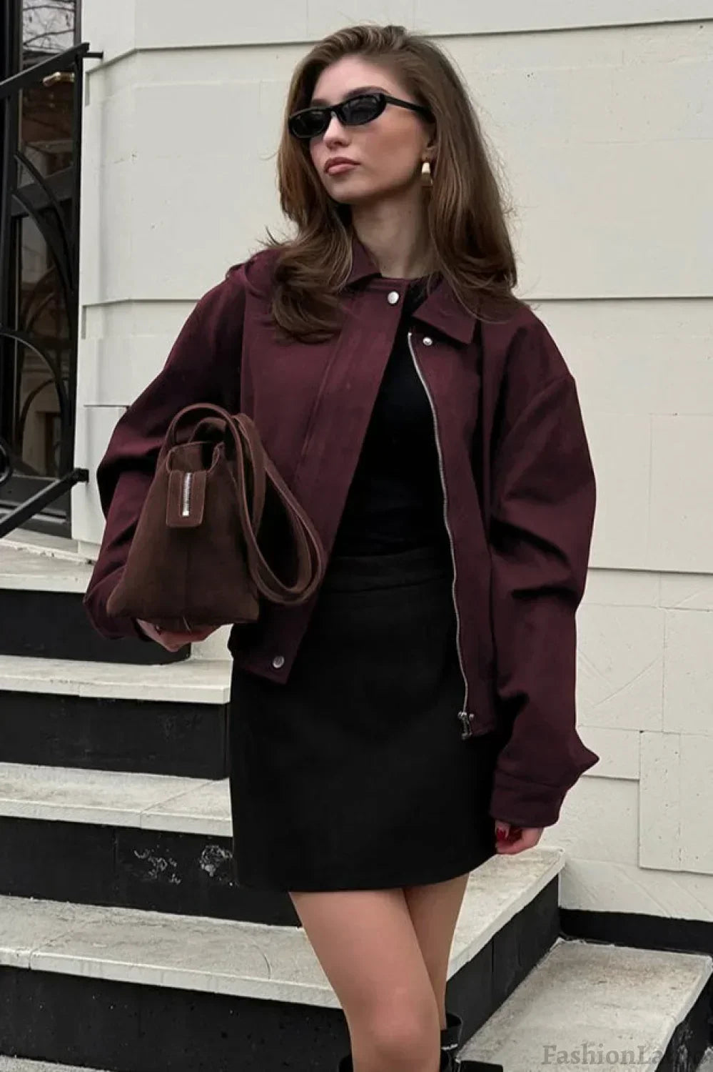 WW | Red Suede Utility Jacket