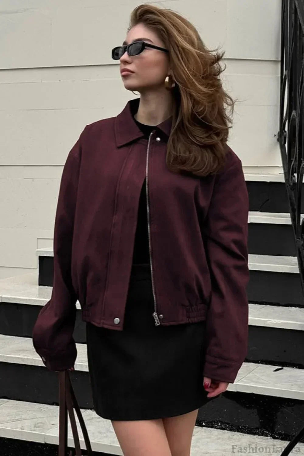 WW | Red Suede Utility Jacket