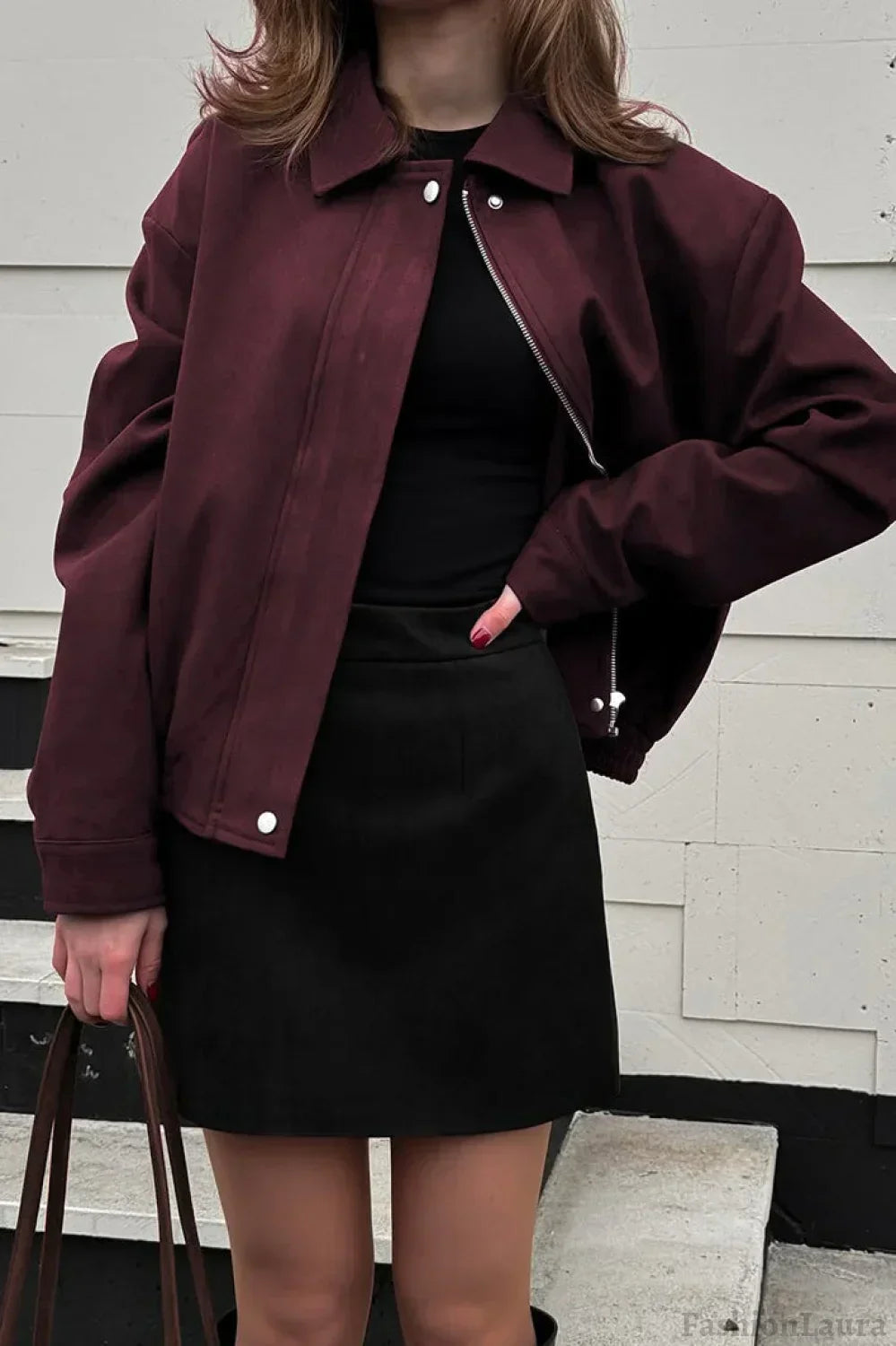 WW | Red Suede Utility Jacket