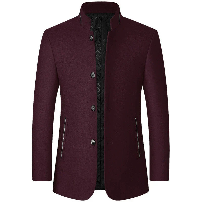 WW | Herren Trenchcoat im Casual-Stil - Mit Knöpfen