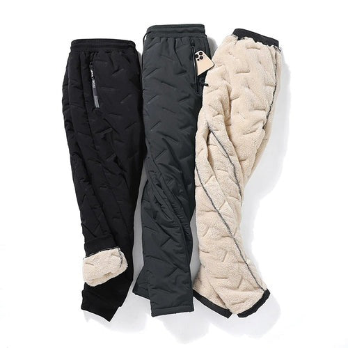 WW | Men's Double-Layer Pants - Fleece Lined & Stylish Design