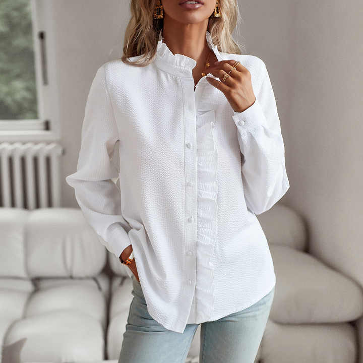 WW Blouse | Elegant Ruffled Shirt for Women