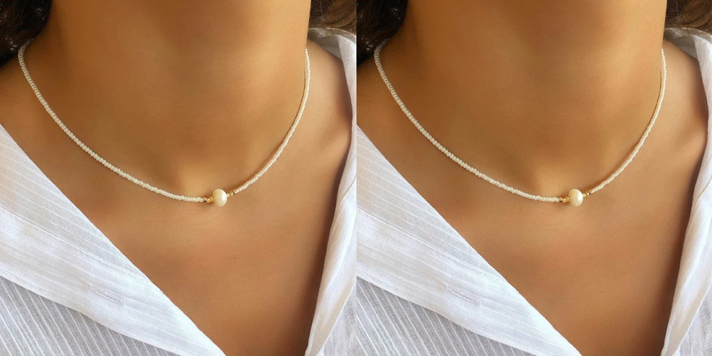 WW | Necklace With Natural Pearls