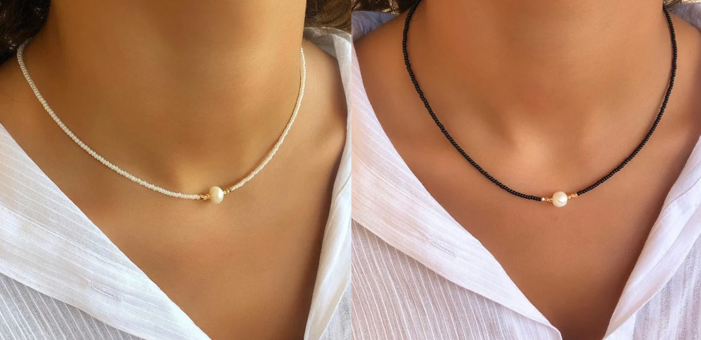 WW | Necklace With Natural Pearls