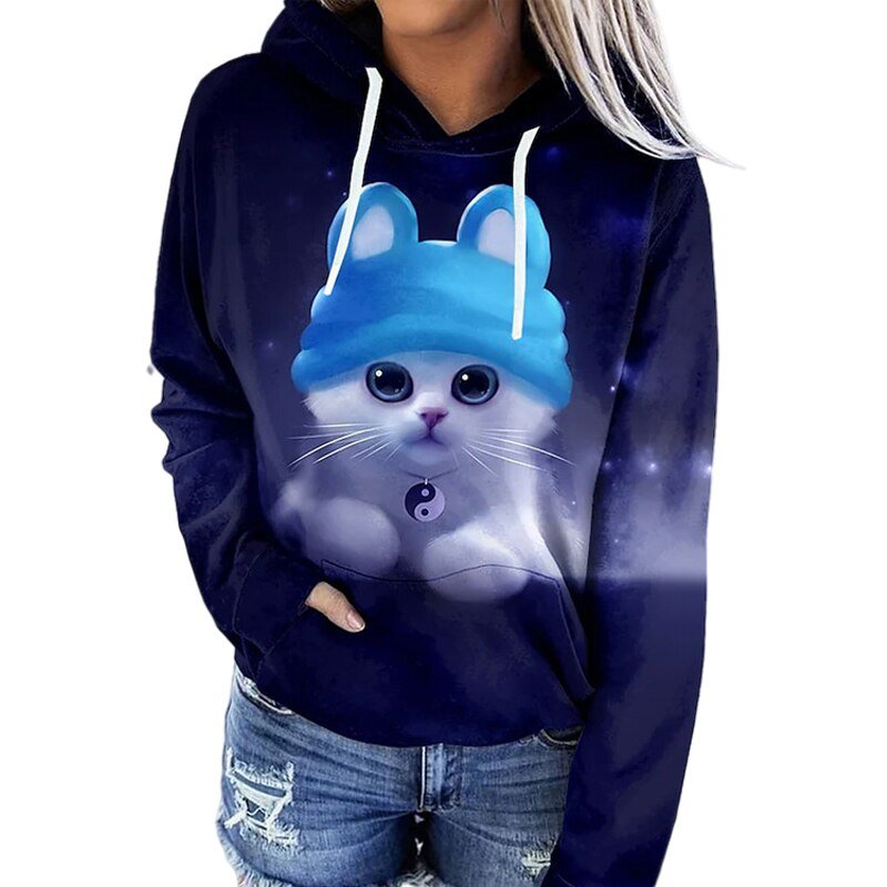 WW | Digitaler Druck Lässig Pullover