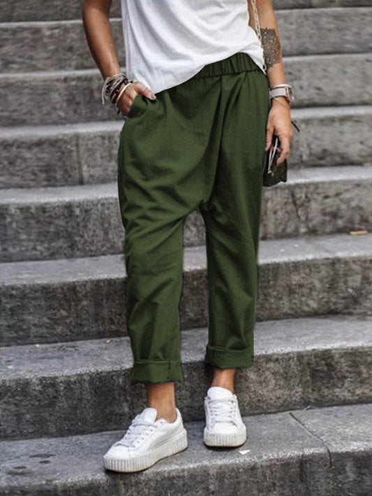 WW | Lässige Leinenhose Look