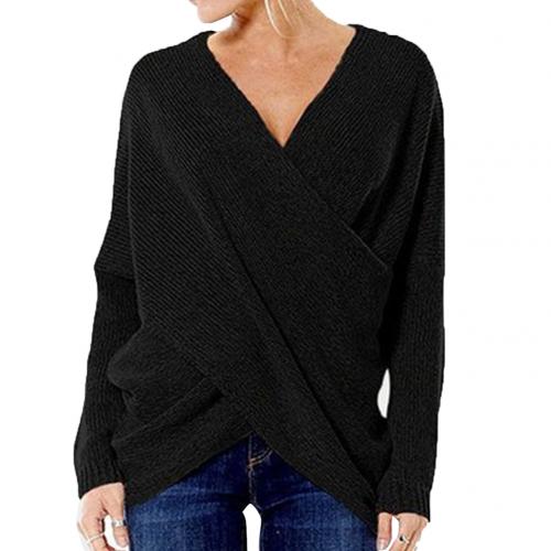 W&W Gekreuzter Pullover