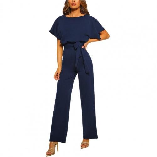 WOLF Round Neck Jumpsuit