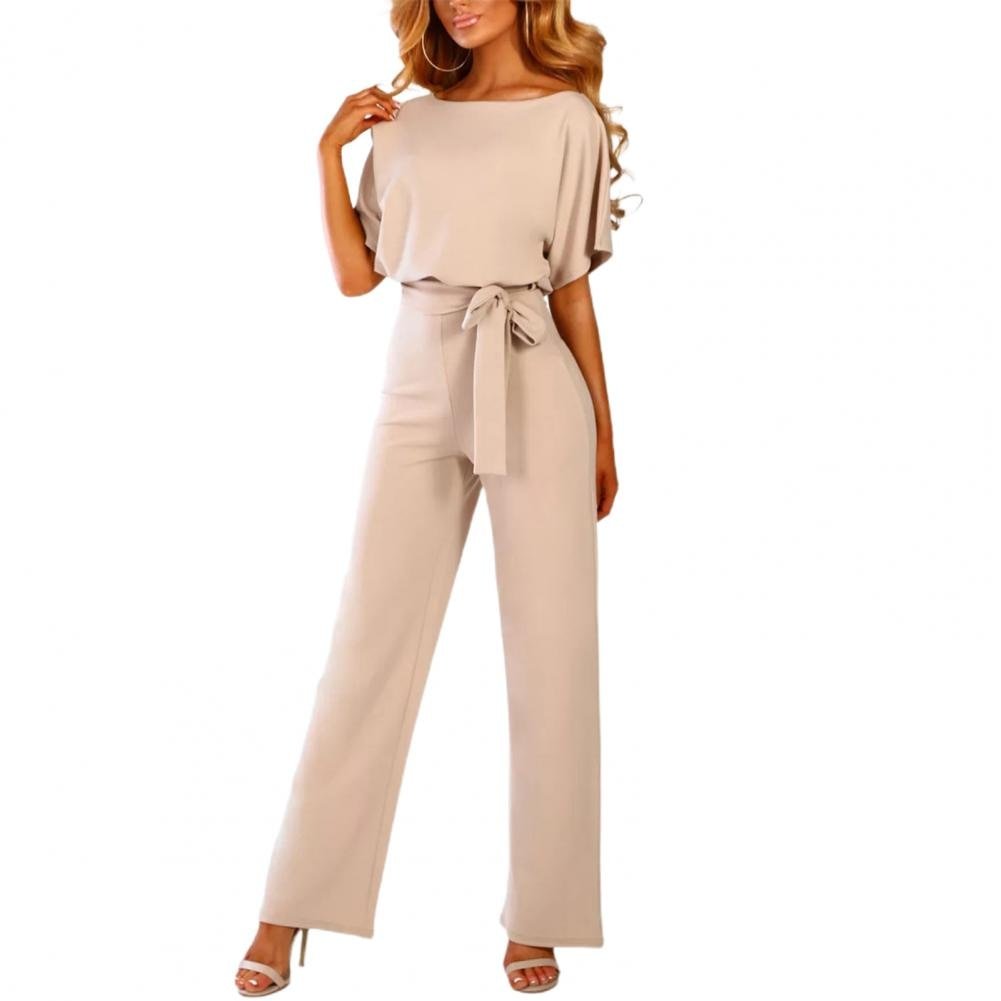 WOLF Round Neck Jumpsuit