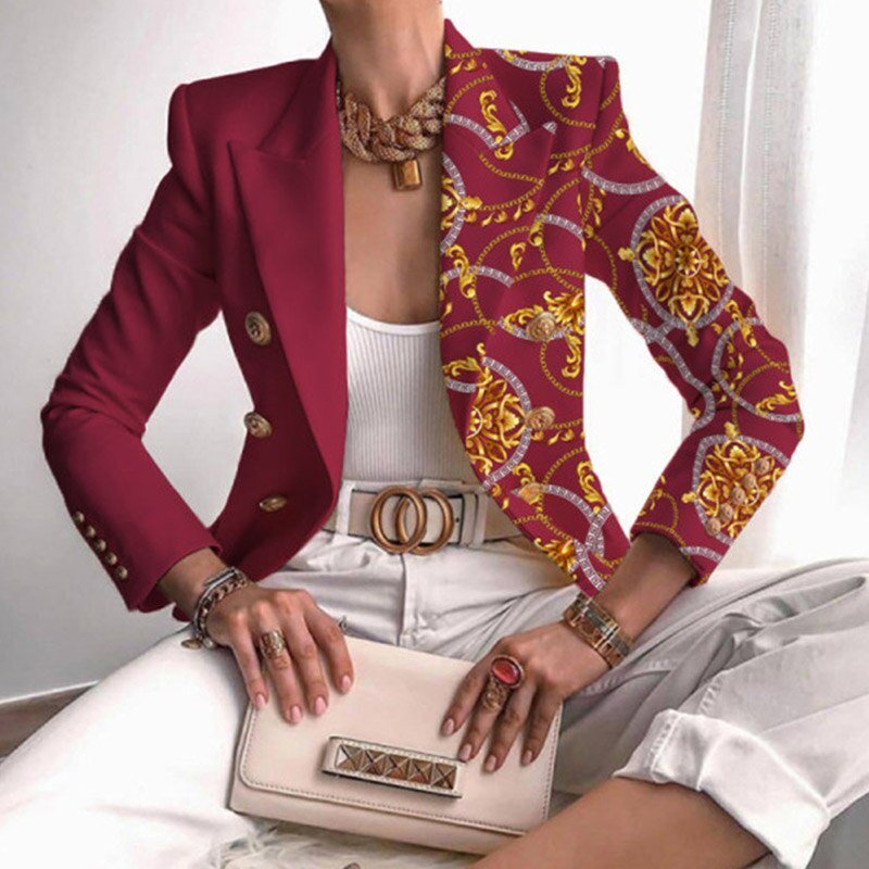 WW | Bedruckte Blazerjacke