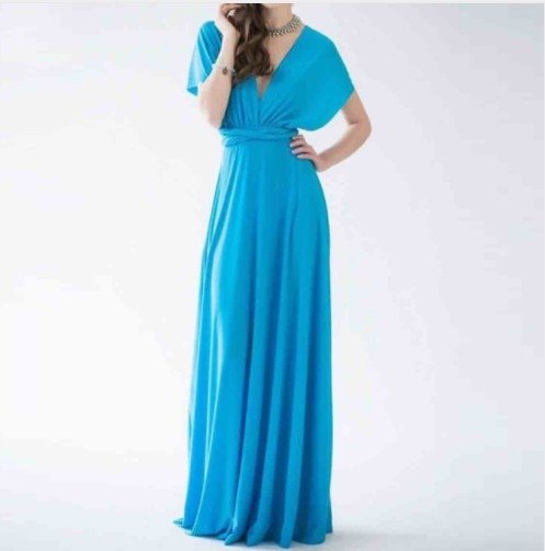 WW | Elegantes Halter-Maxikleid ohne Rücken für Frauen