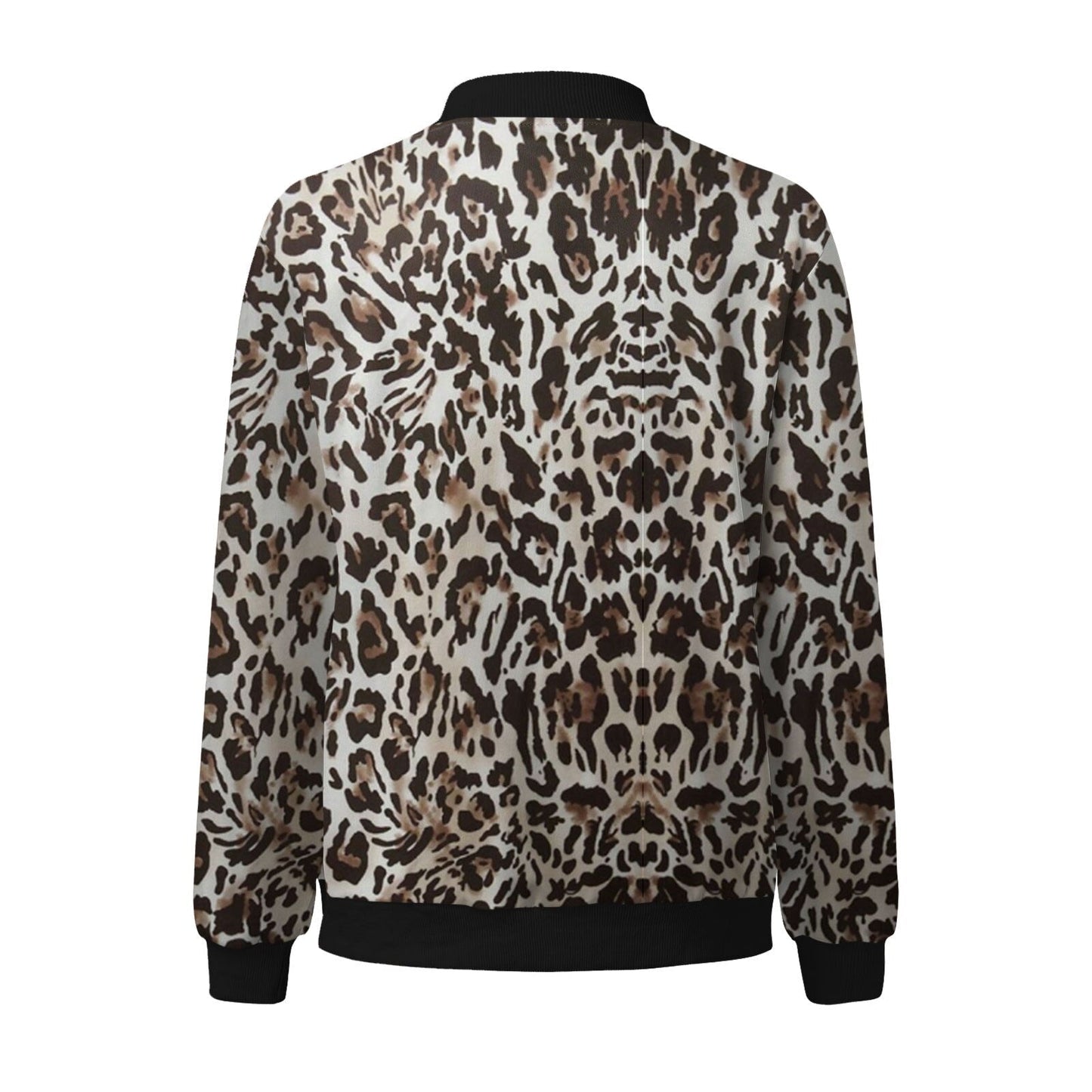 WW | Kurze Trendige Jacke Mit Leopardenprint
