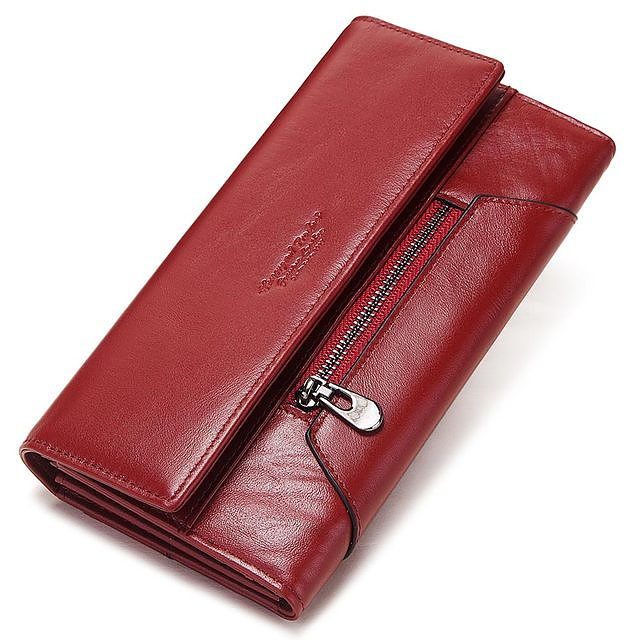 WW | Women's Leather Wallet Coin Purse RFID Anti-Theft Card Holder