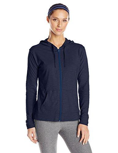 WW | Damen Jersey Vollzip Kapuzenpulli Activewear