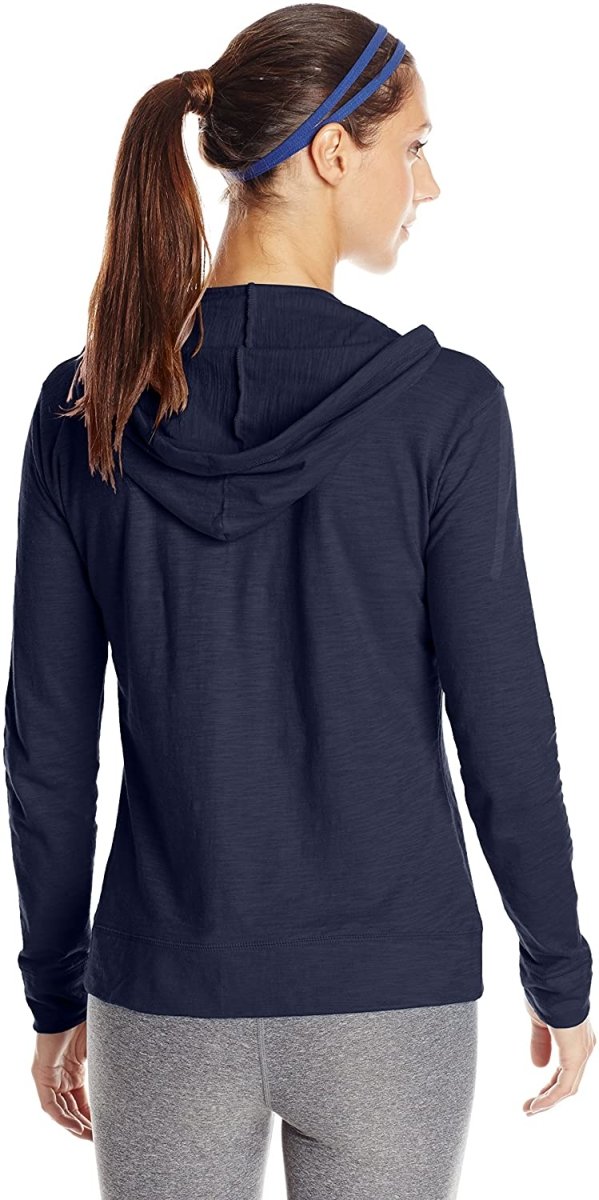 WW | Damen Jersey Vollzip Kapuzenpulli Activewear