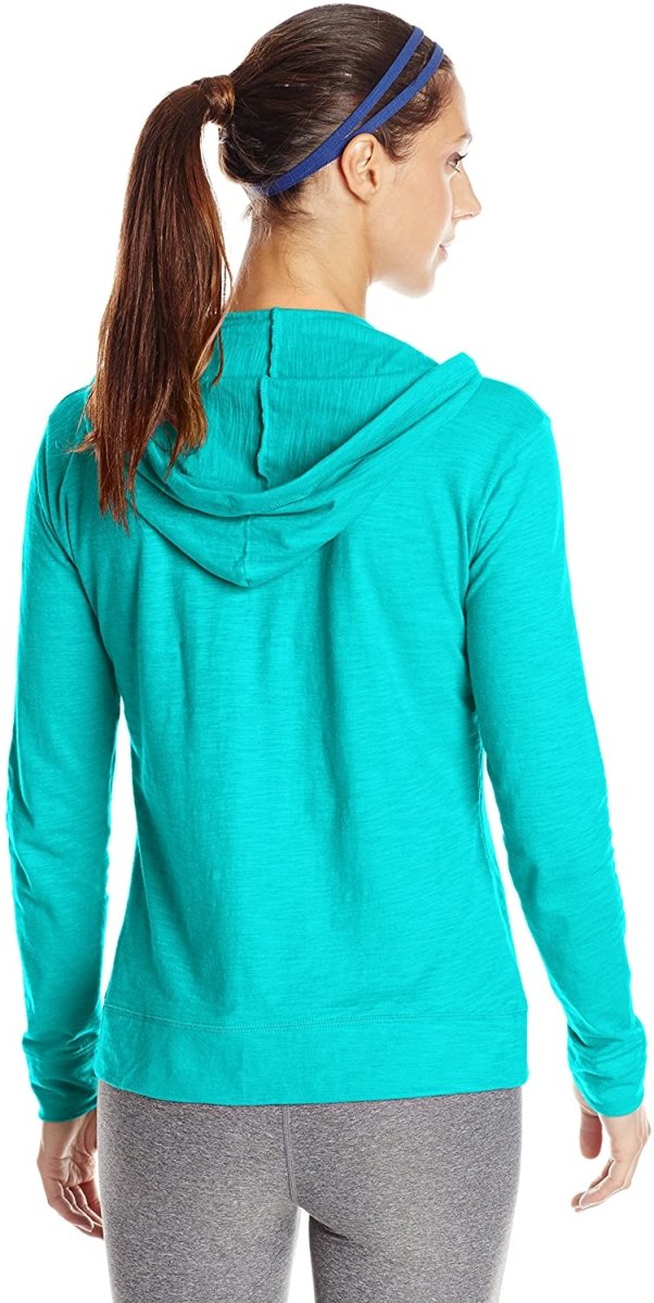 WW | Damen Jersey Vollzip Kapuzenpulli Activewear