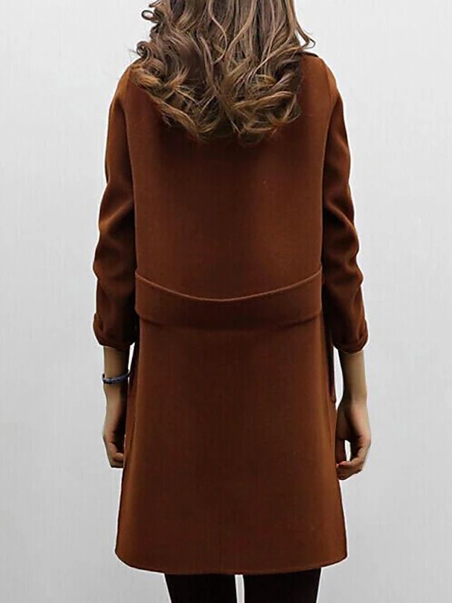 WW | Double-breasted long coat
