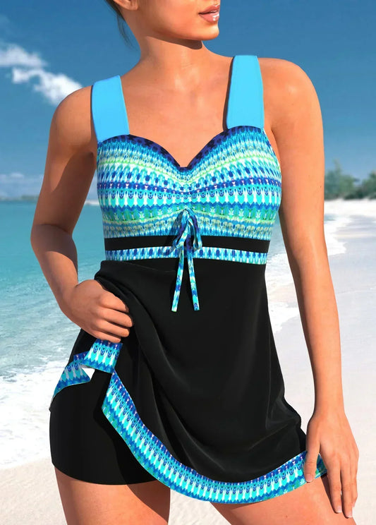WW | Slimming, Lightweight Patchwork Tankini