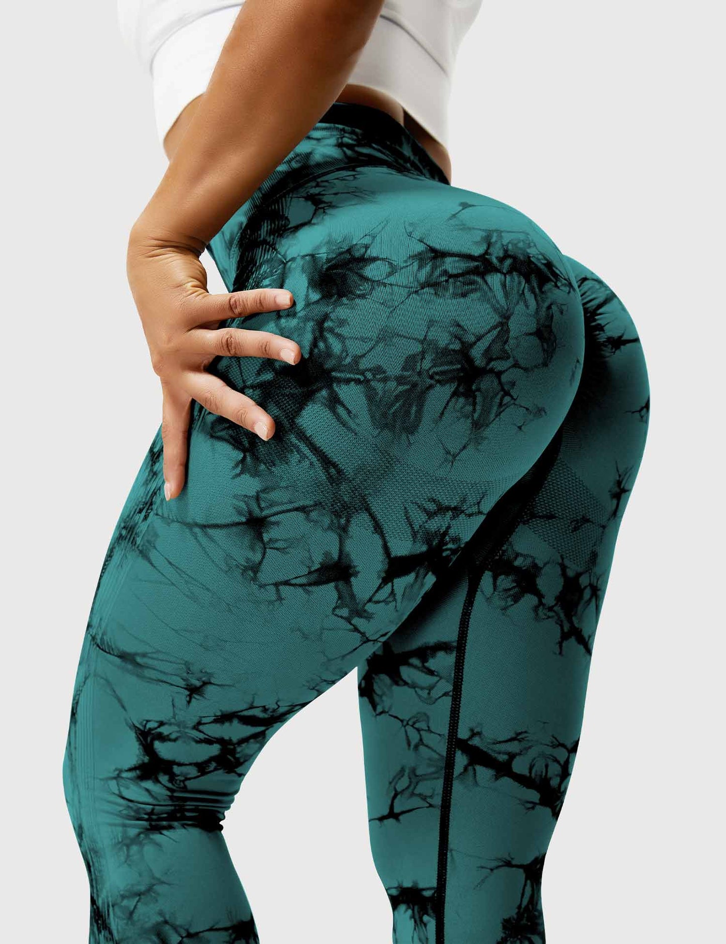 WW | Women's Sports Leggings with High Waist - Opaque, Figure-Shaping & Comfortable