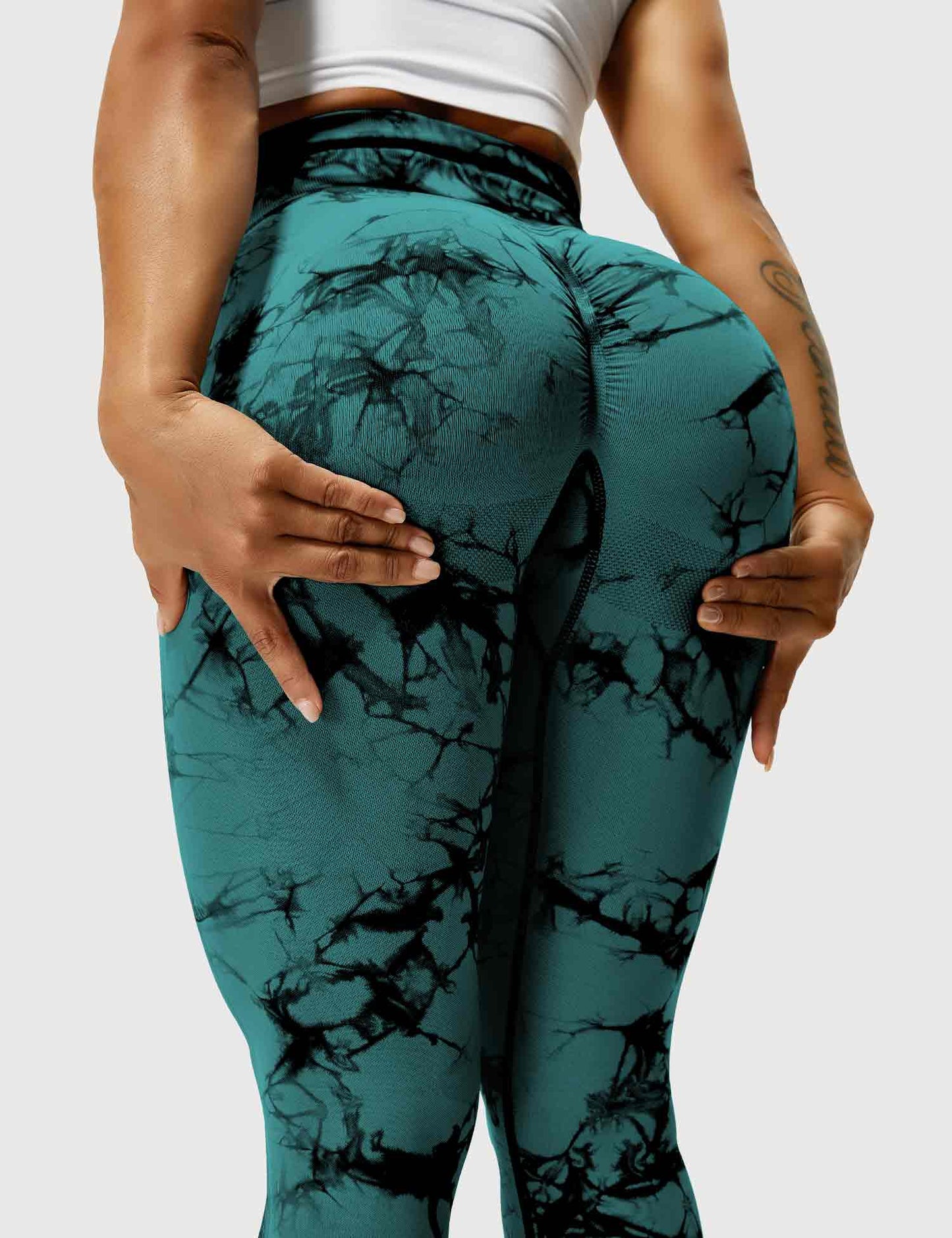 WW | Women's Sports Leggings with High Waist - Opaque, Figure-Shaping & Comfortable