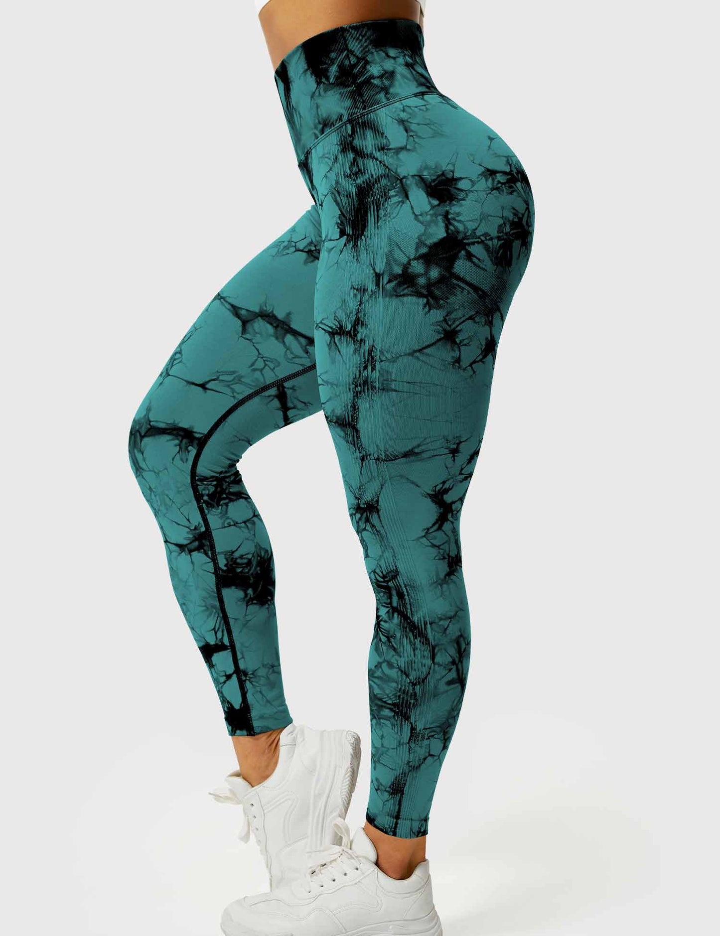 WW | Women's Sports Leggings with High Waist - Opaque, Figure-Shaping & Comfortable