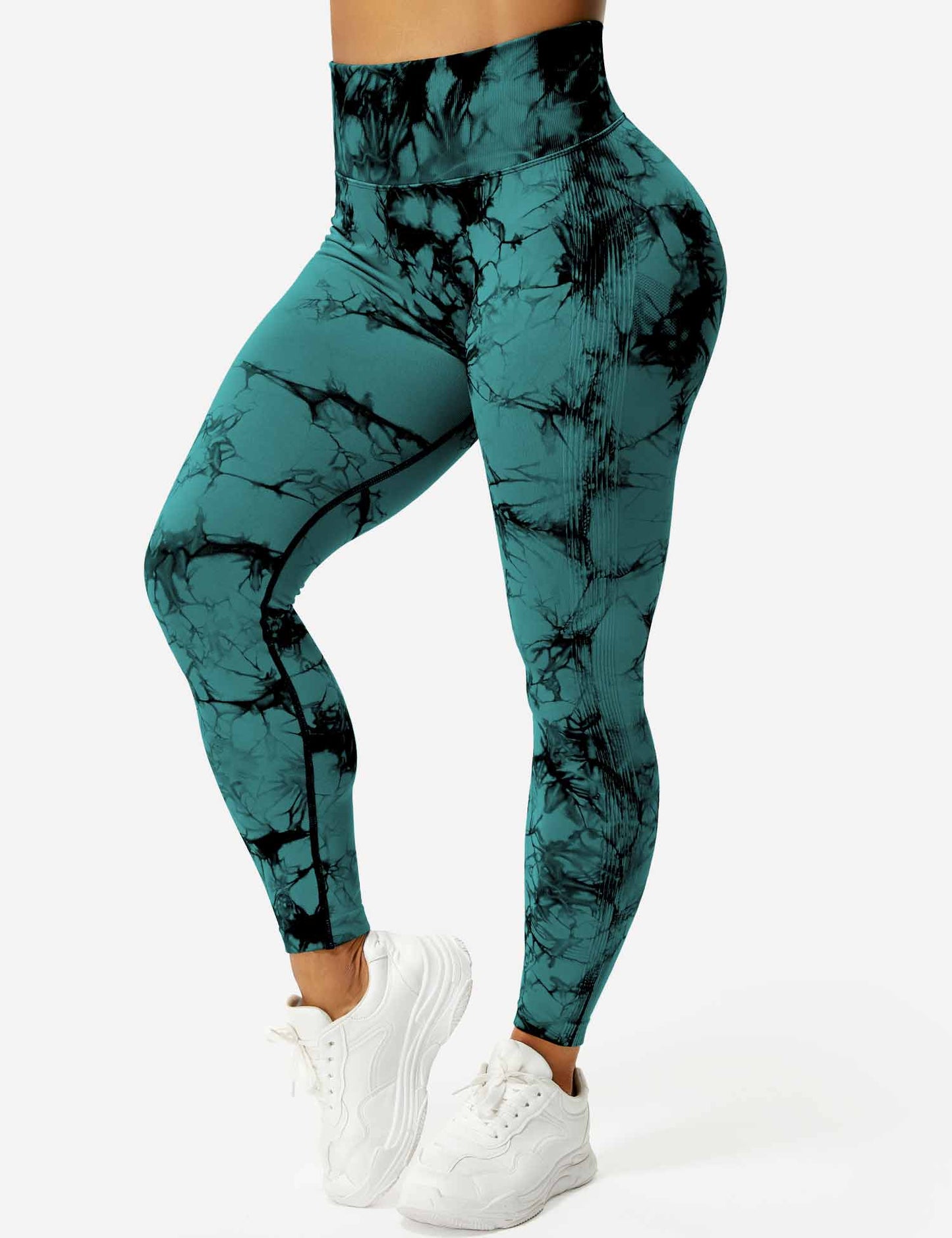 WW | Women's Sports Leggings with High Waist - Opaque, Figure-Shaping & Comfortable