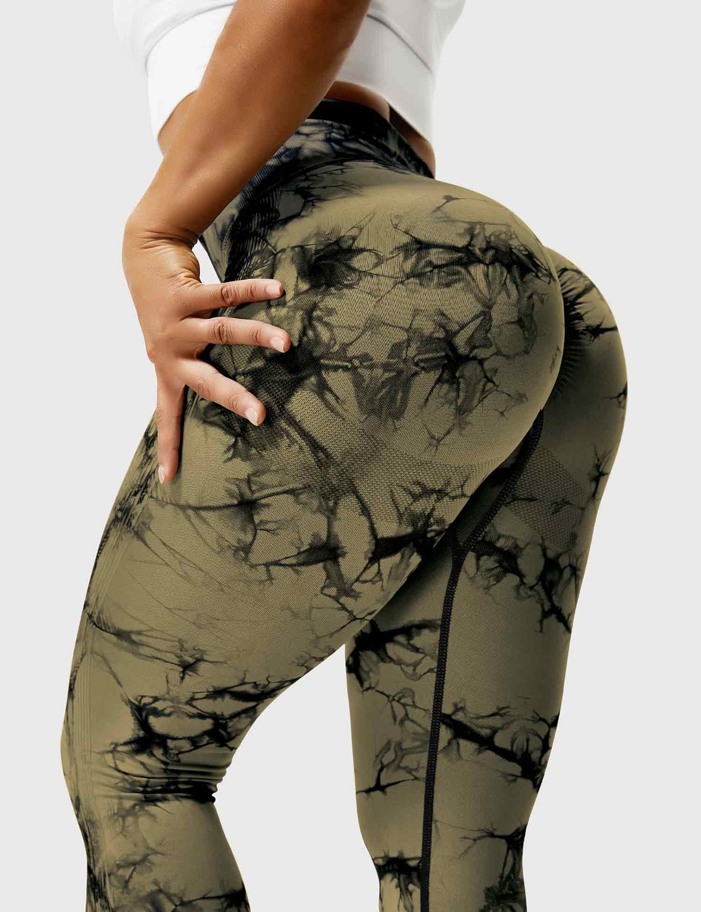 WW | Women's Sports Leggings with High Waist - Opaque, Figure-Shaping & Comfortable