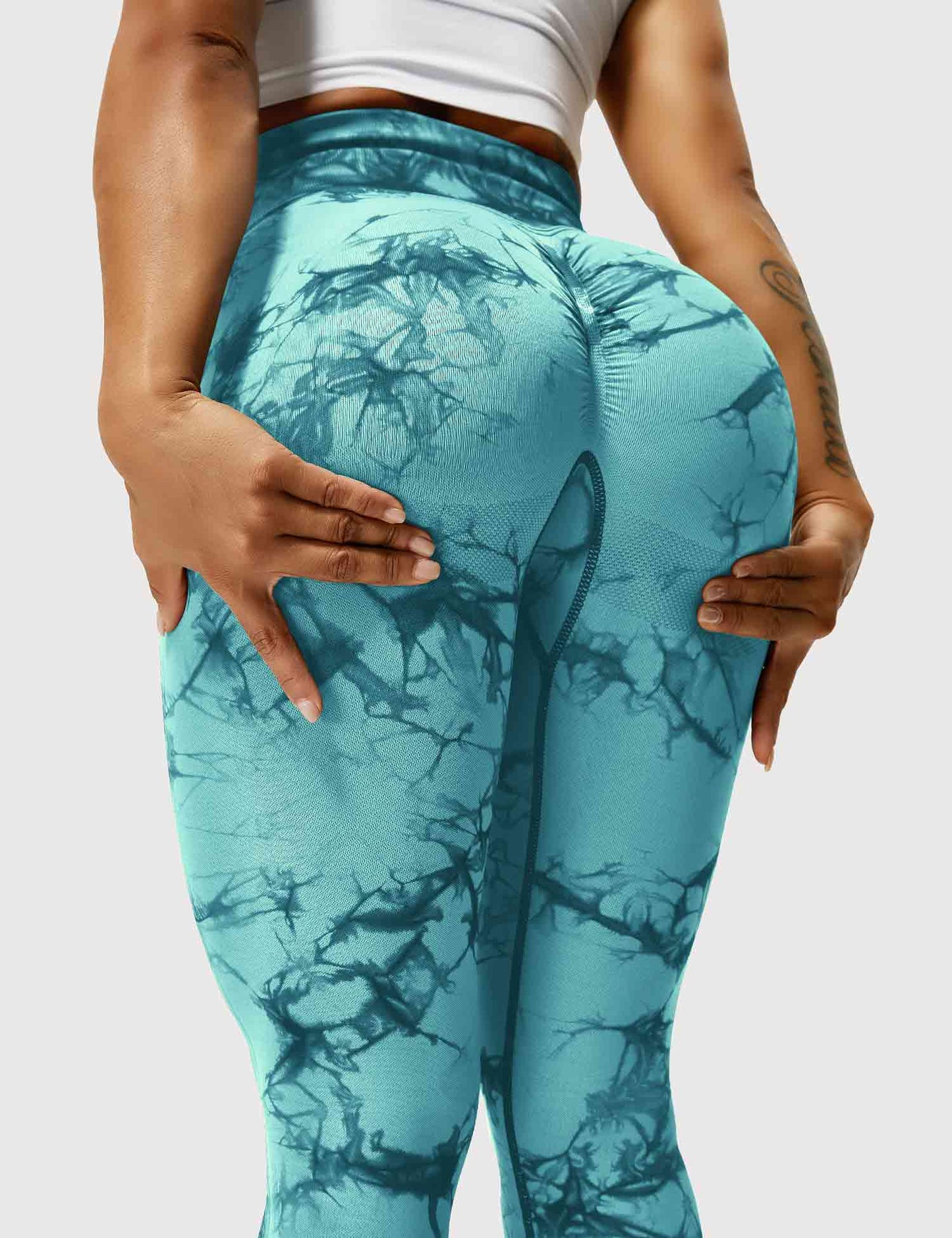 WW | Women's Sports Leggings with High Waist - Opaque, Figure-Shaping & Comfortable