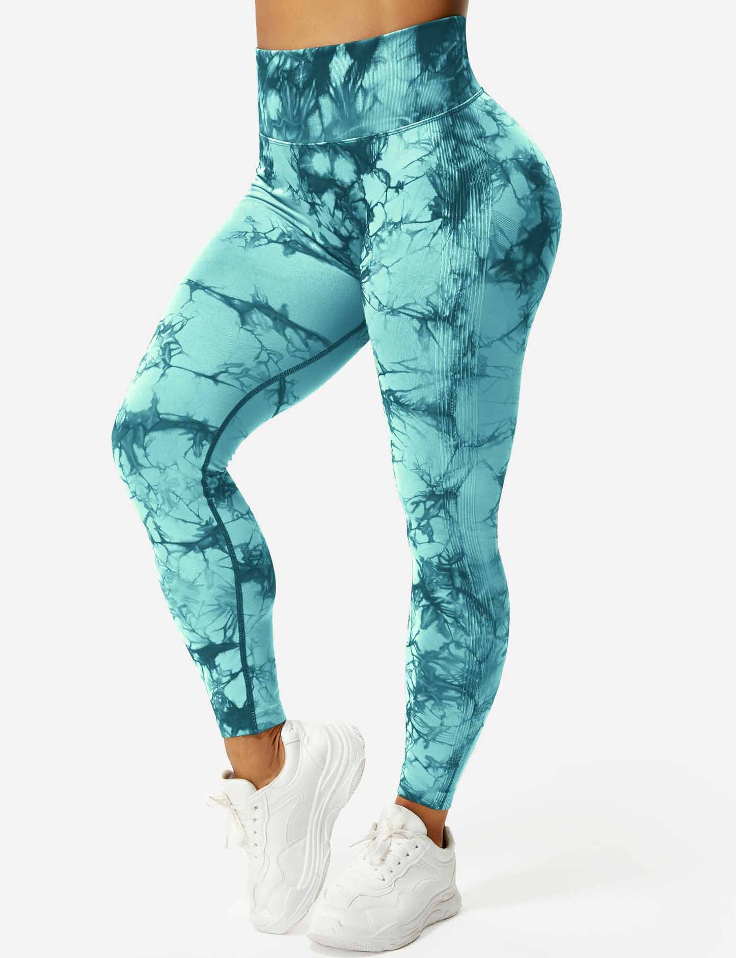 WW | Women's Sports Leggings with High Waist - Opaque, Figure-Shaping & Comfortable