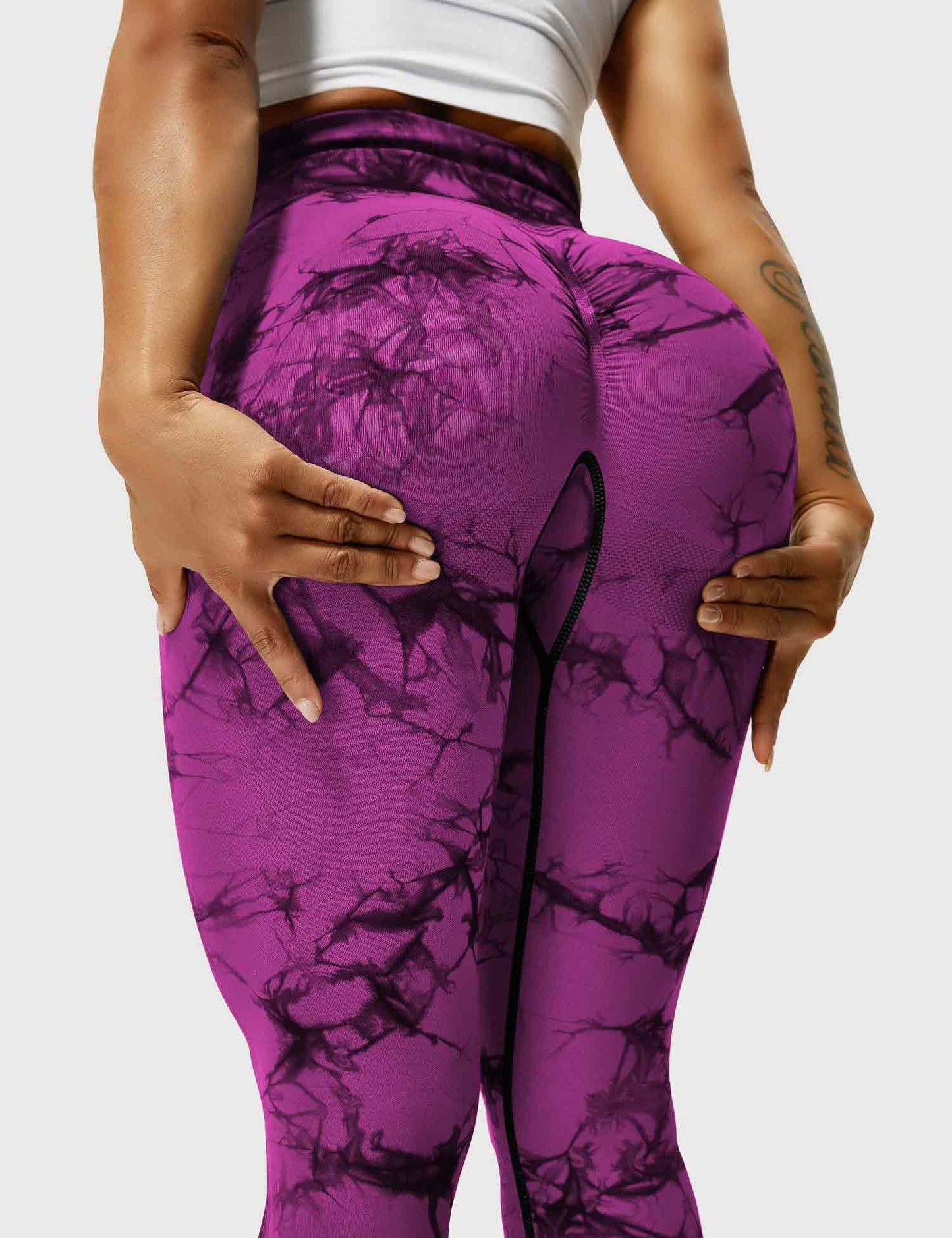 WW | Women's Sports Leggings with High Waist - Opaque, Figure-Shaping & Comfortable