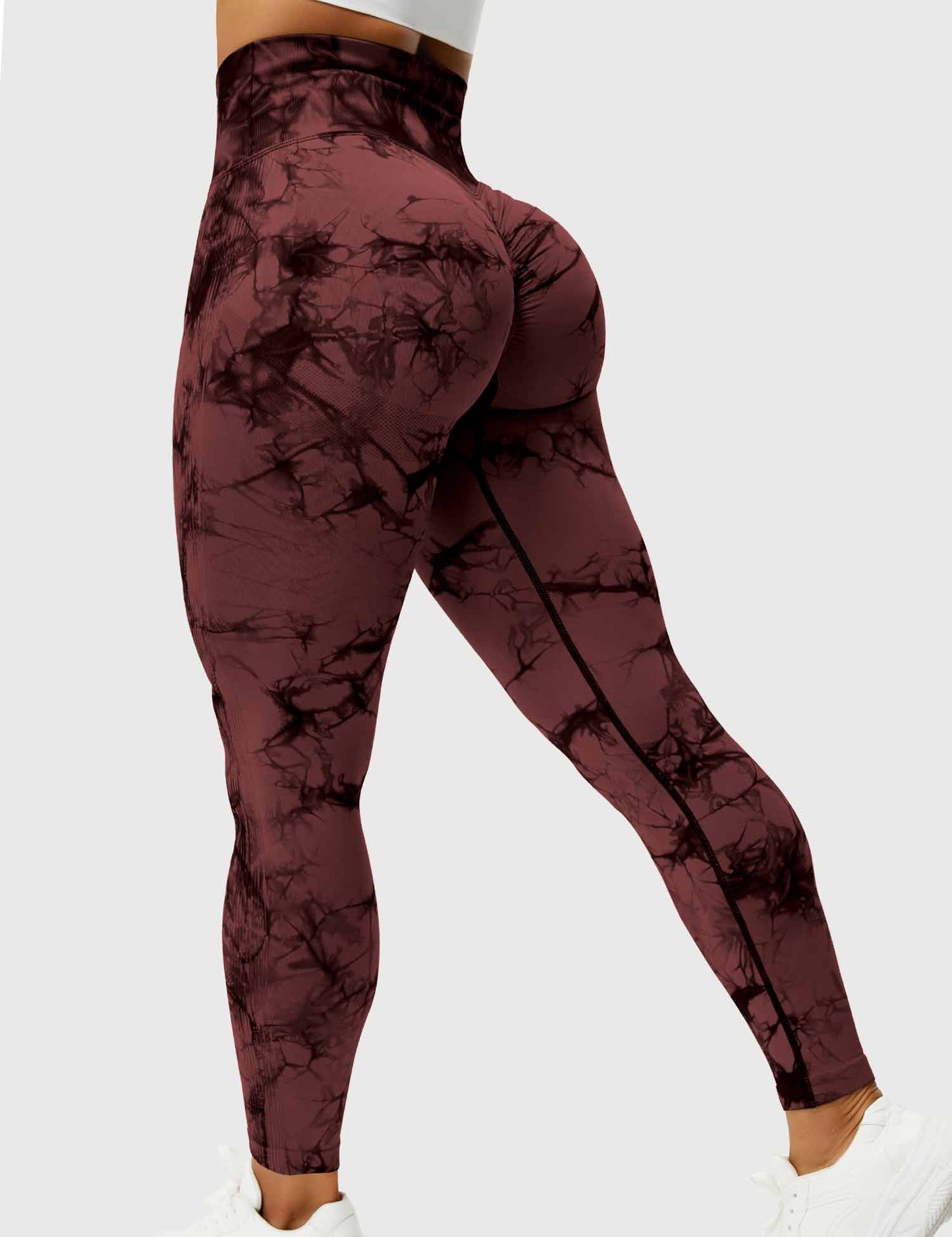 WW | Women's Sports Leggings with High Waist - Opaque, Figure-Shaping & Comfortable