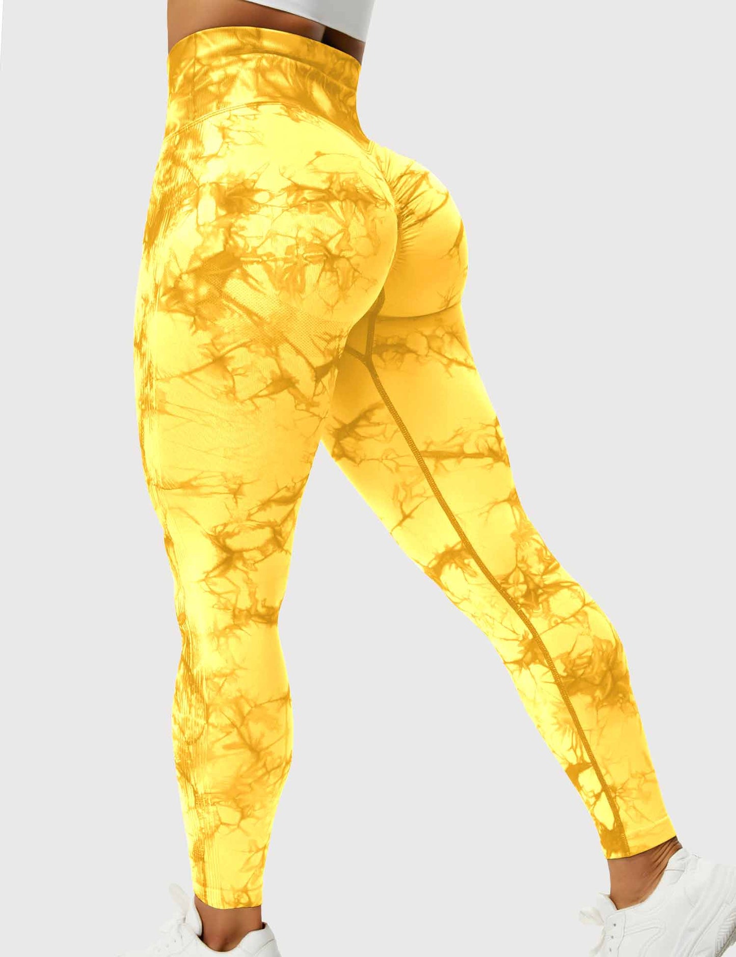 WW | Women's Sports Leggings with High Waist - Opaque, Figure-Shaping & Comfortable