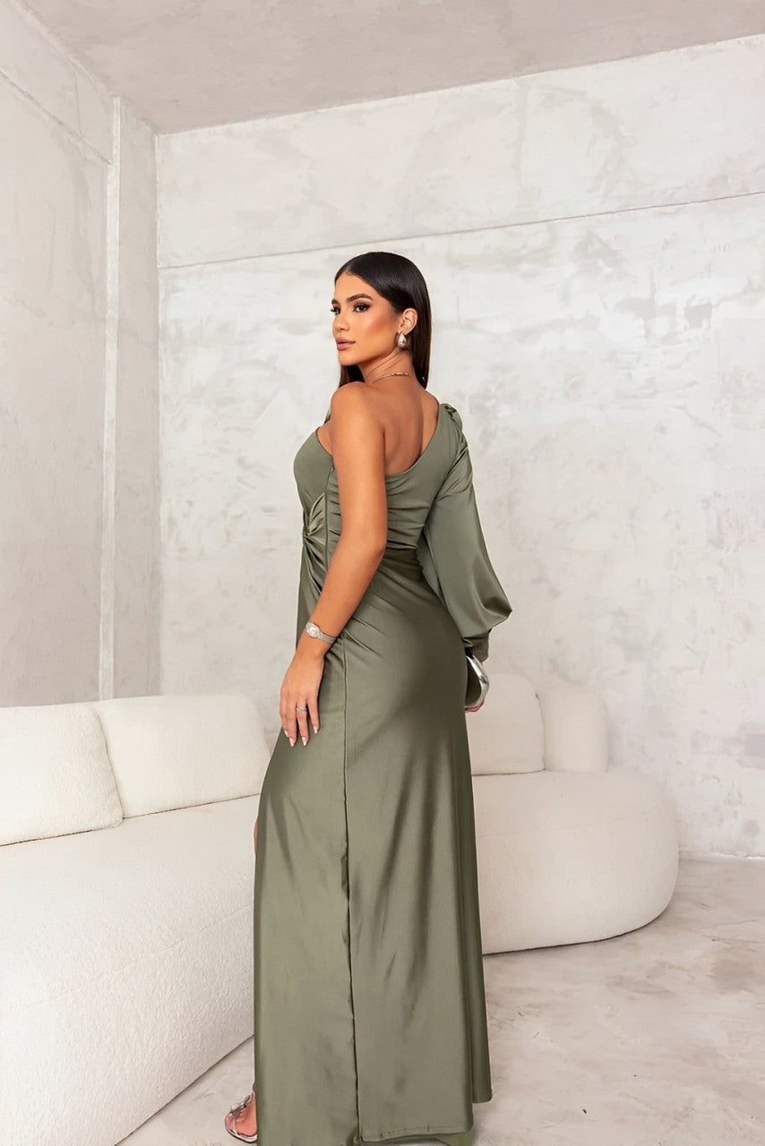 Wera™ | Elegantes Satinkleid
