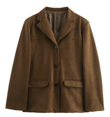 WW | Vintage Suede Blazer for Women