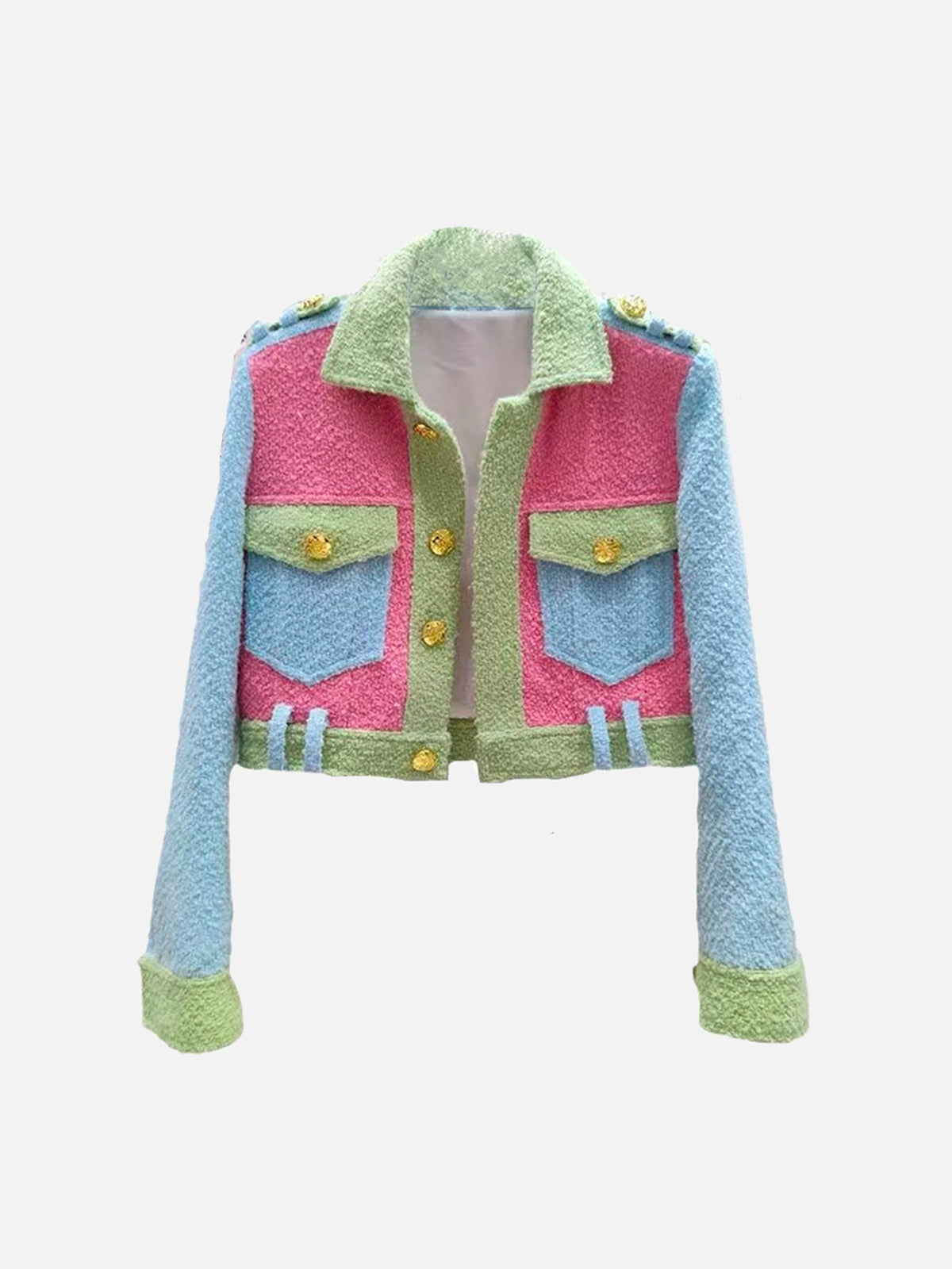 WW | Bunt gemusterte Patchwork-Jacke