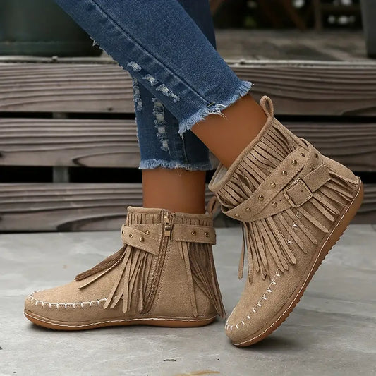 WW | Plüschgefütterte Damenstiefelette