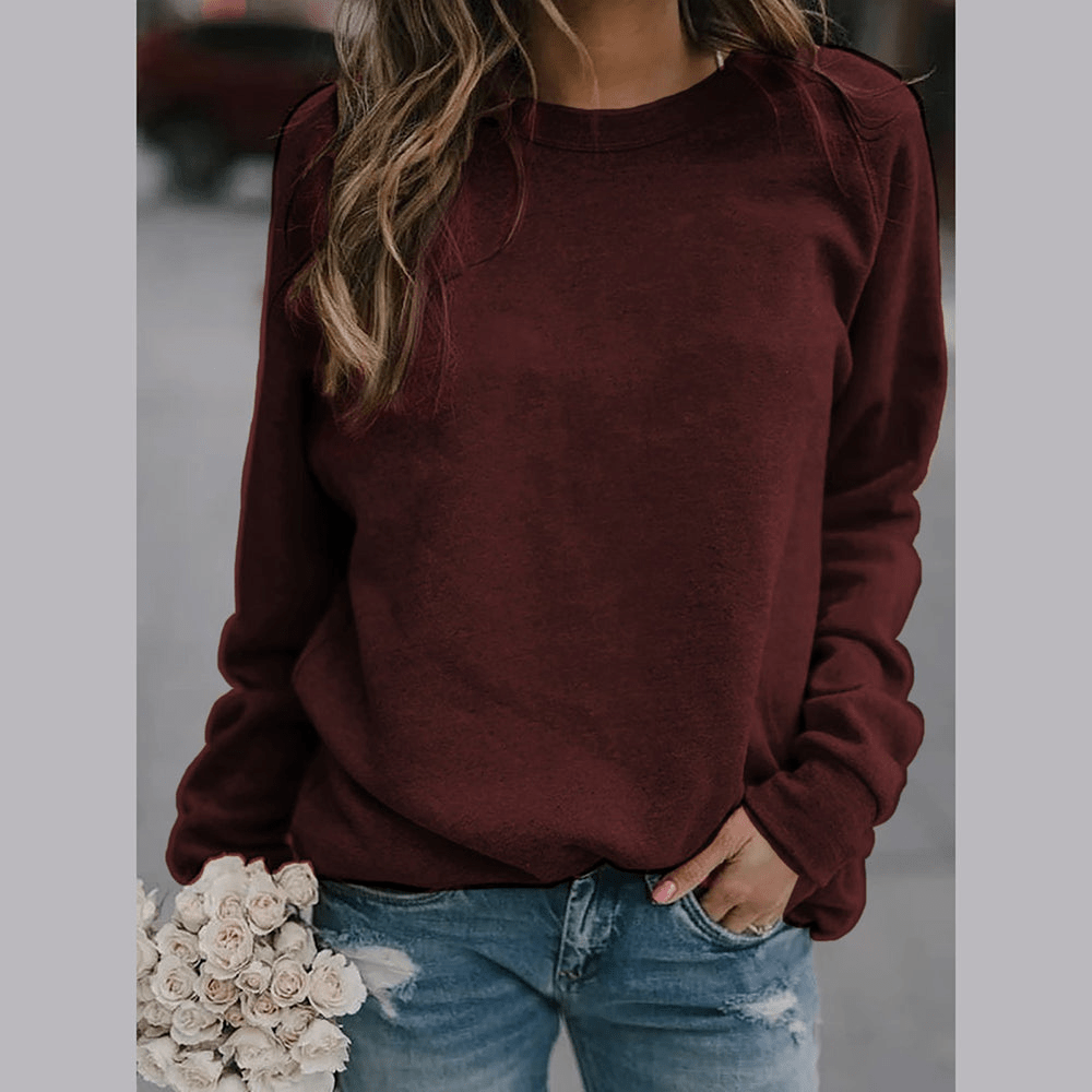 WW | Bequemer Damen Sweatshirt Lässiger Pullover